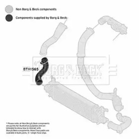 BORG & BECK bth1565 -  Трубка нагнетаемого воздуха